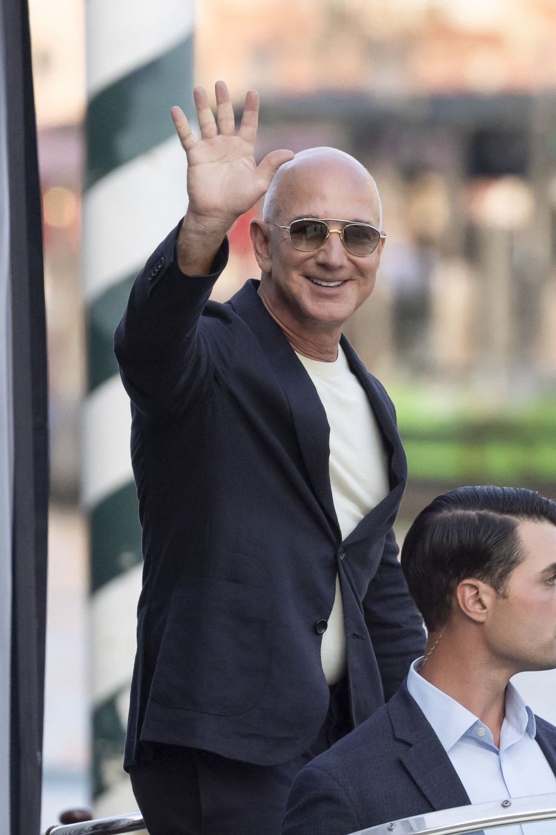 Jeff Bezos in Venetia