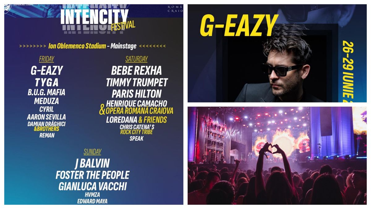 Cine va cânta în a doua zi la IntenCity?