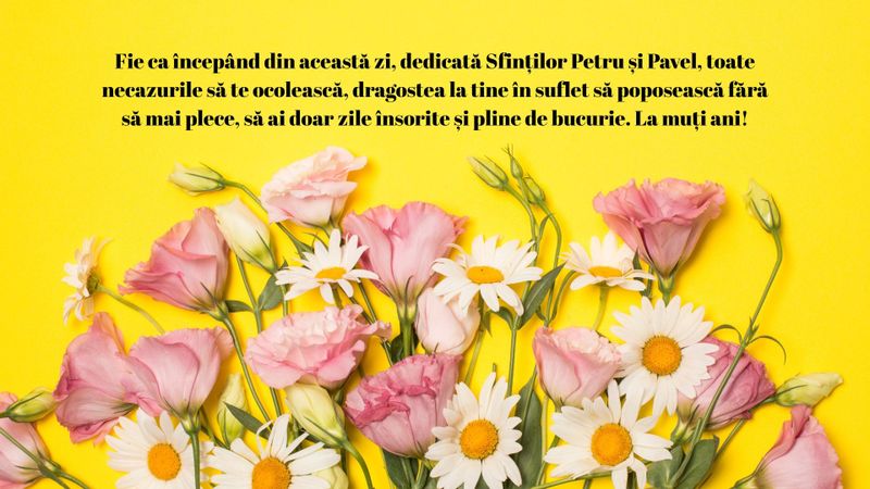 Vezi aici cele mai frumoase mesaje pentru sărbătoriții de Sf. Petru și Pavel 