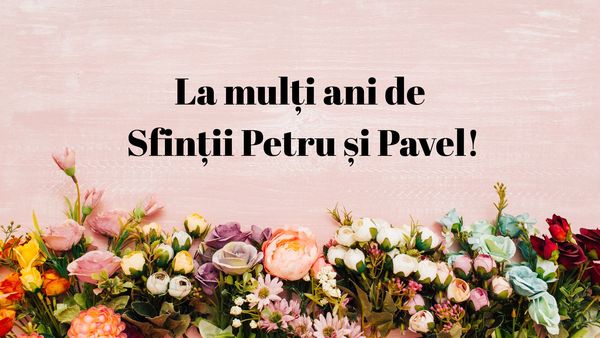 Mesaje de Sfinții Petru și Pavel 2025. Idei de urări și felicitări pentru sărbătoriți: &bdquo;Fie ca Sfinții Petru și Pavel să te ocrotească și să te călăuzească &icirc;n fiecare pas. Să ai parte de lumină, pace și credință &icirc;n suflet! La mulți ani!&rdquo;