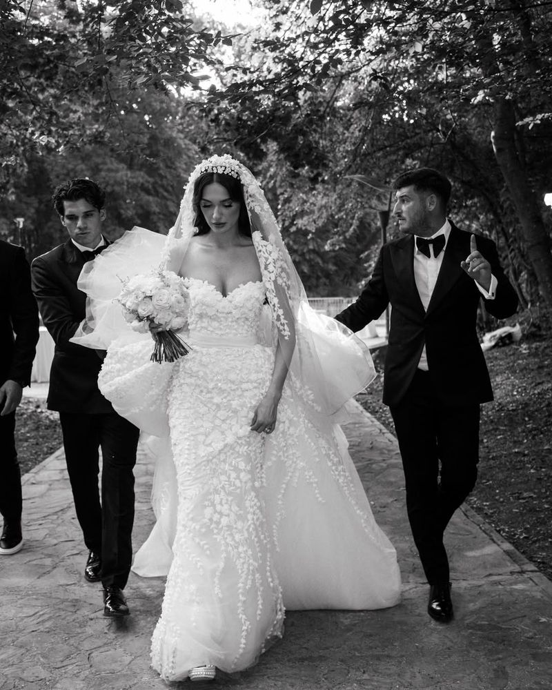 Elena Tănase, în rochie de mireasă 