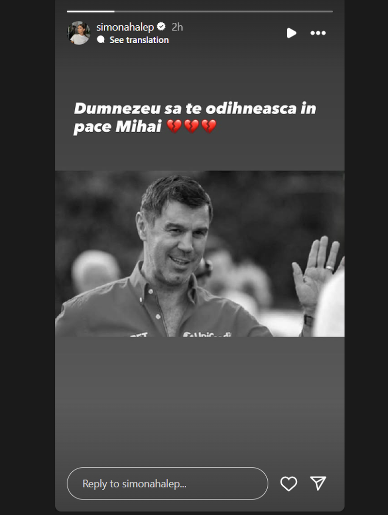 Simona Halep reactie Mihai Leu