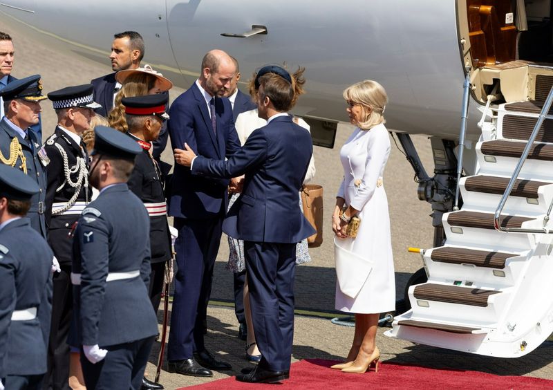 Brigitte Macron si Emmanuel UK