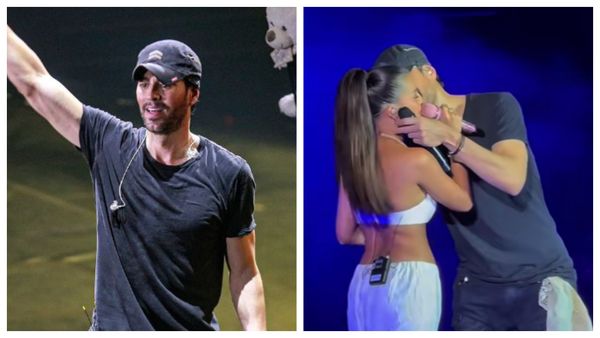 VIDEO. Enrique Iglesias, protagonistul unui moment REVOLTĂTOR! Artistul a ajuns țința criticilor după ce a &icirc;ncercat să o sărute cu forța pe Emilia Mernes &icirc;n timpul unui concert: "Nu faci așa ceva fără consimțăm&acirc;nt"