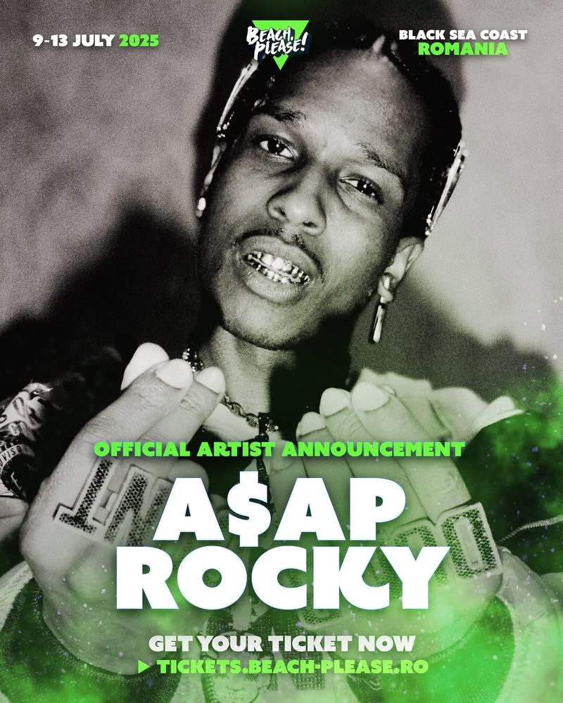 ASAP ROCKY cântă astăzi la Beach, Please! 