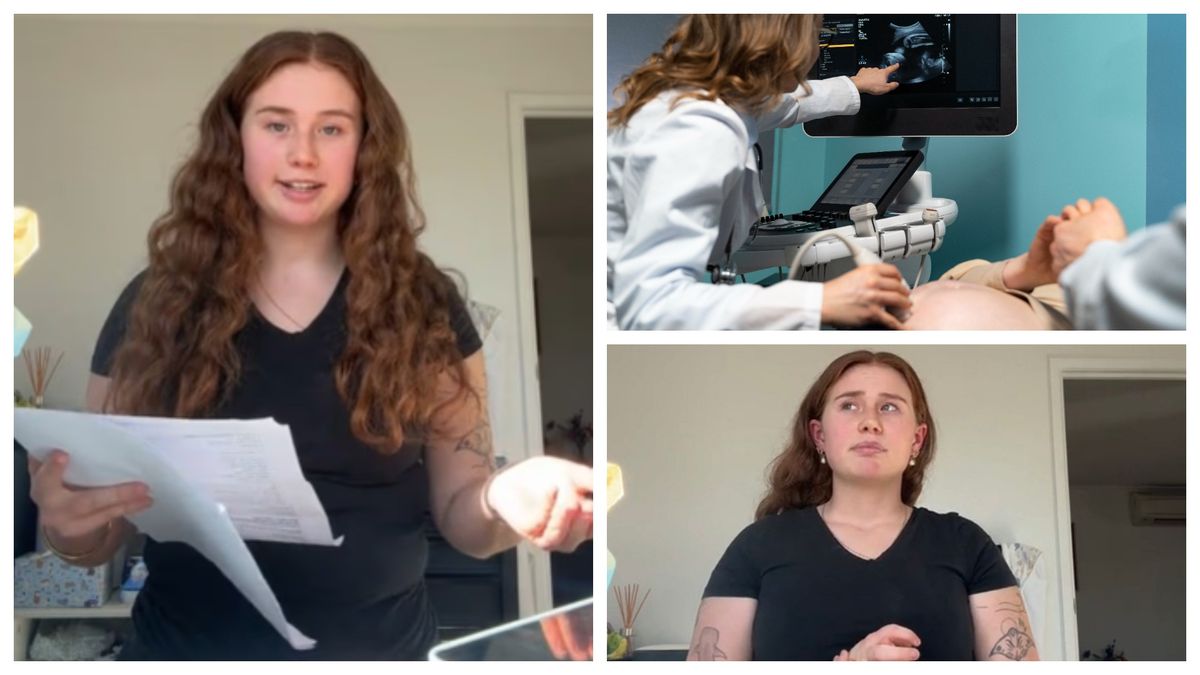 O australiancă de 20 de ani a născut la 17 ore după ce a descoperit că este însărcinată