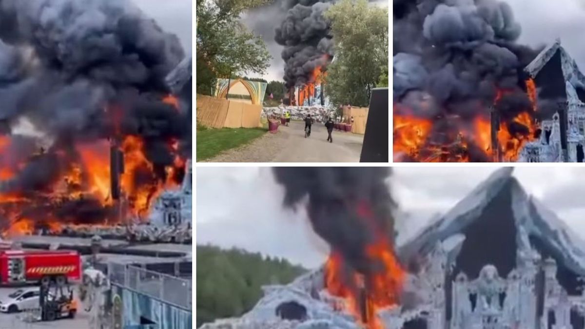 Un incendiu puternic a izbucnit pe scena unui celebru festival 