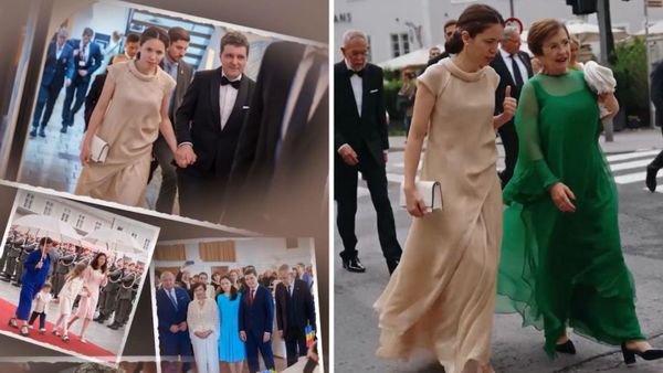 "Rochia de seară e splendidă. Felicitări!" Mirabela Grădinaru, exemplu de eleganță cu ținuta de seară purtată &icirc;n vizita officială din Austria. Partenera lui Nicușor Dan a ales o creație a Irinei Schrotter. C&acirc;t a costat rochia