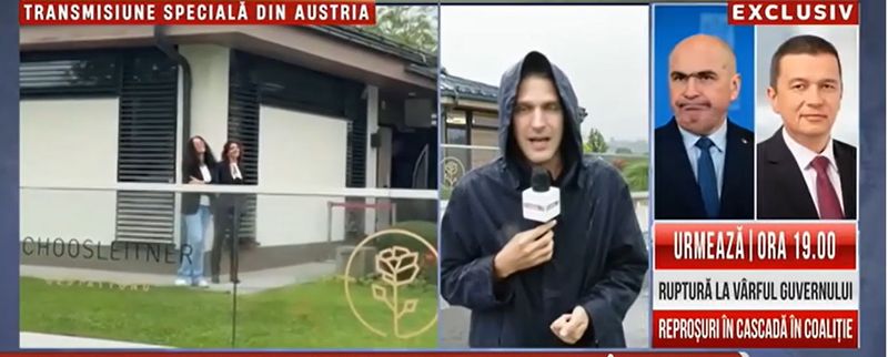 Mihaela Radulescu ploaie gest Felix Baumgartner