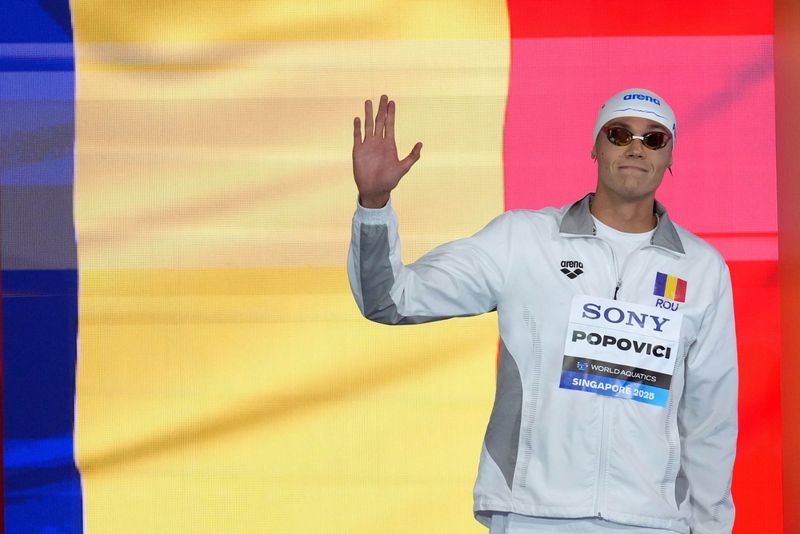 David Popovici, campion mondial la 200 m liber