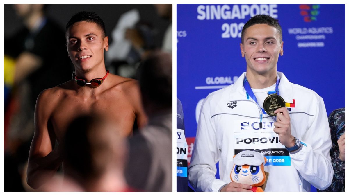 David Popovici s-a întors în România 