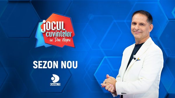 Un nou sezon "Jocul cuvintelor cu Dan Negru", din 18 august, &icirc;n fiecare luni și marți, la Kanal D