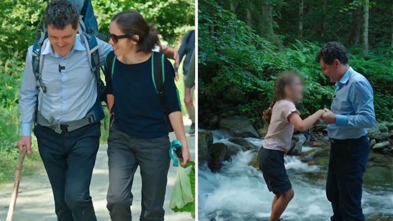 Imagini de colecție cu președintele Nicușor Dan și familia &icirc;n vacanță la munte &icirc;n Rom&acirc;nia: "Cele mai frumoase locuri pe care le-am vizitat cu familia sunt cele de la noi"
