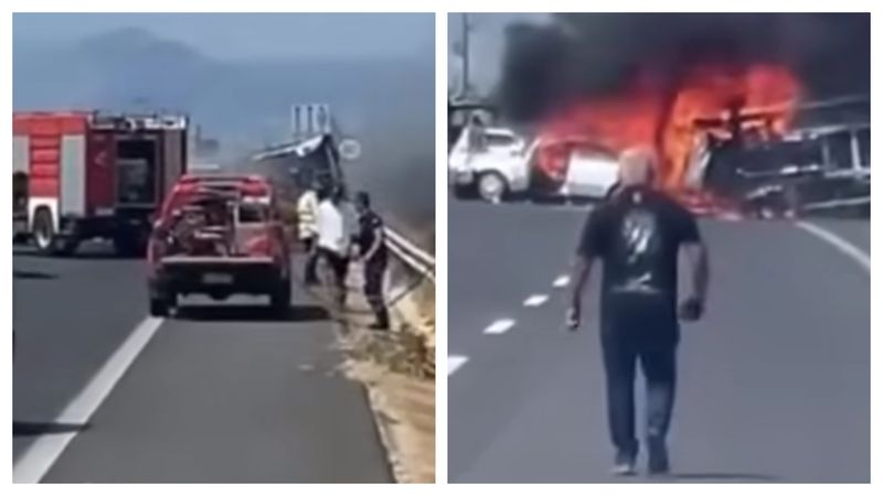 Un accident cumplit a avut loc în drumul spre Thassos 