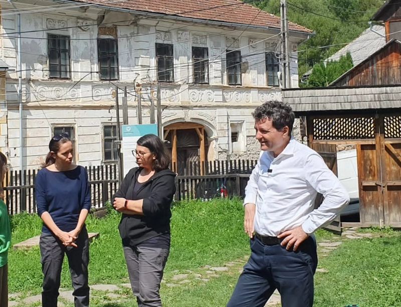 Nicușor Dan și Mirabela Grădinaru, la Roșia Montană 