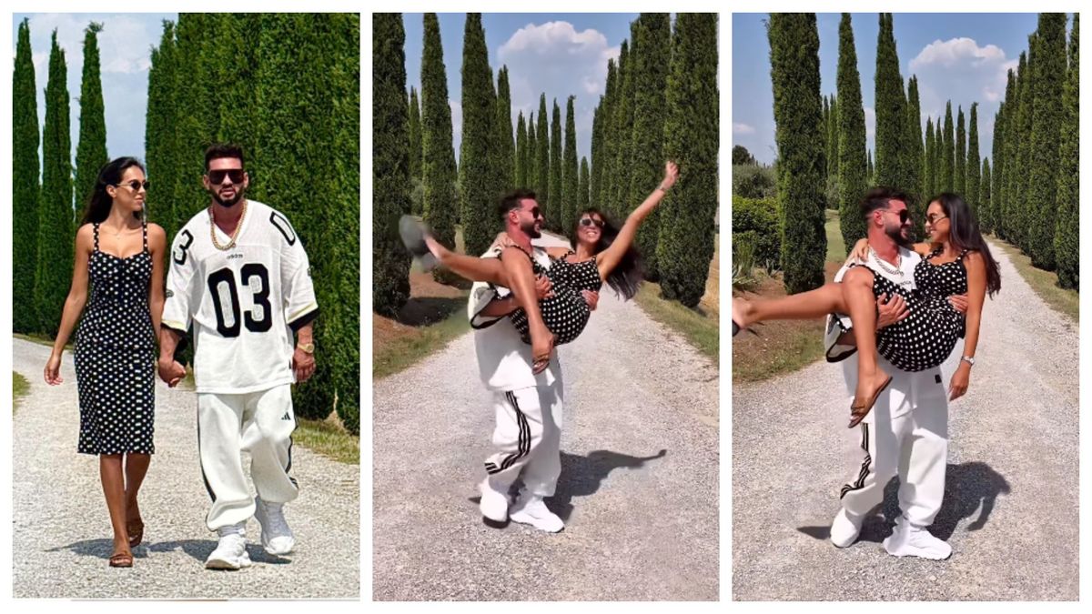 Dorian Popa și iubita lui, într-o ipostază romantică 