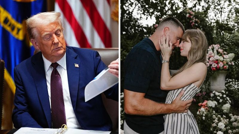 Reactia lui Donald Trump despre logodna lui Taylor Swift cu Travis Kelce. Presedintele american a aflat in direct marea veste: Cred ca el este un jucator excelent, iar ea..."