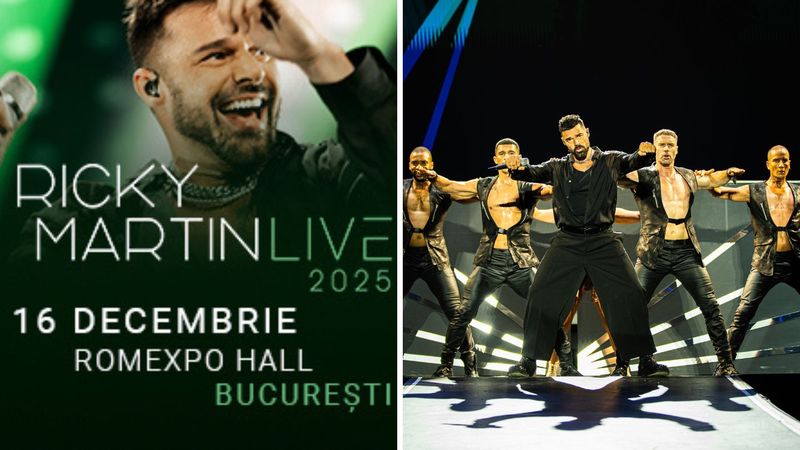 RICKY MARTIN vine la Bucuresti! Superstarul mondial aduce show-ul „RICKY MARTIN LIVE 2025” La Romexpo, pe 16 decembrie