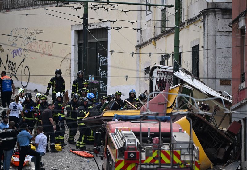 Funicularul Gloria din Lisabona a deraiat