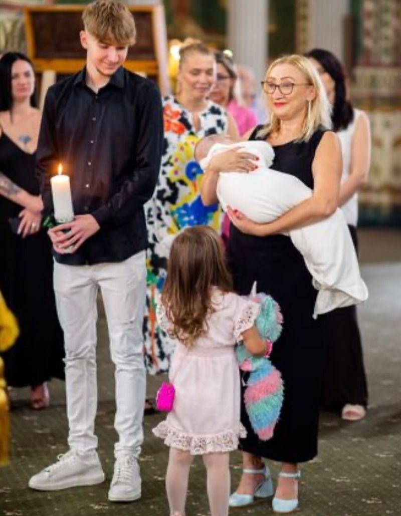 Fiul Cristinei Cioran este botezat 