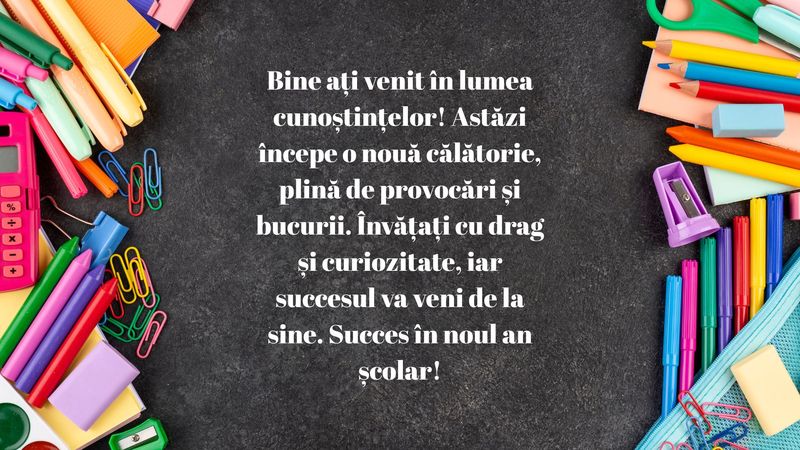 Mesaje pentru elevi, profesori și părinți 