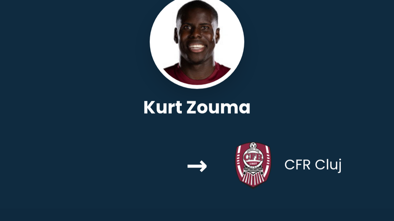 (P) Fostul fundaș de la Chelsea, Kurt Zouma, s-a alăturat echipei CFR Cluj: cum va ajuta transferul lui echipa clujeană?