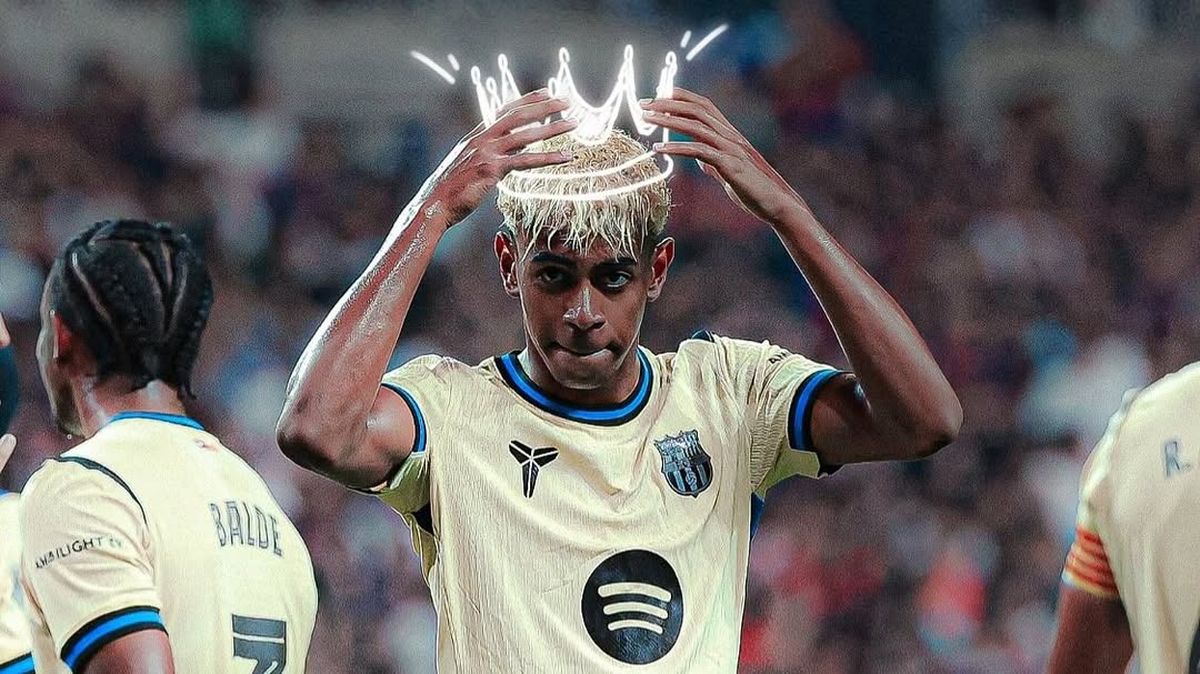 Lamine Yamal pe teren