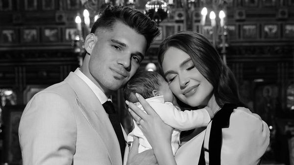 Ce nume inedit au ales Elena și Ianis Hagi pentru fiul lor? Primele imagini de la botezul nepotului lui Gheorghe Hagi