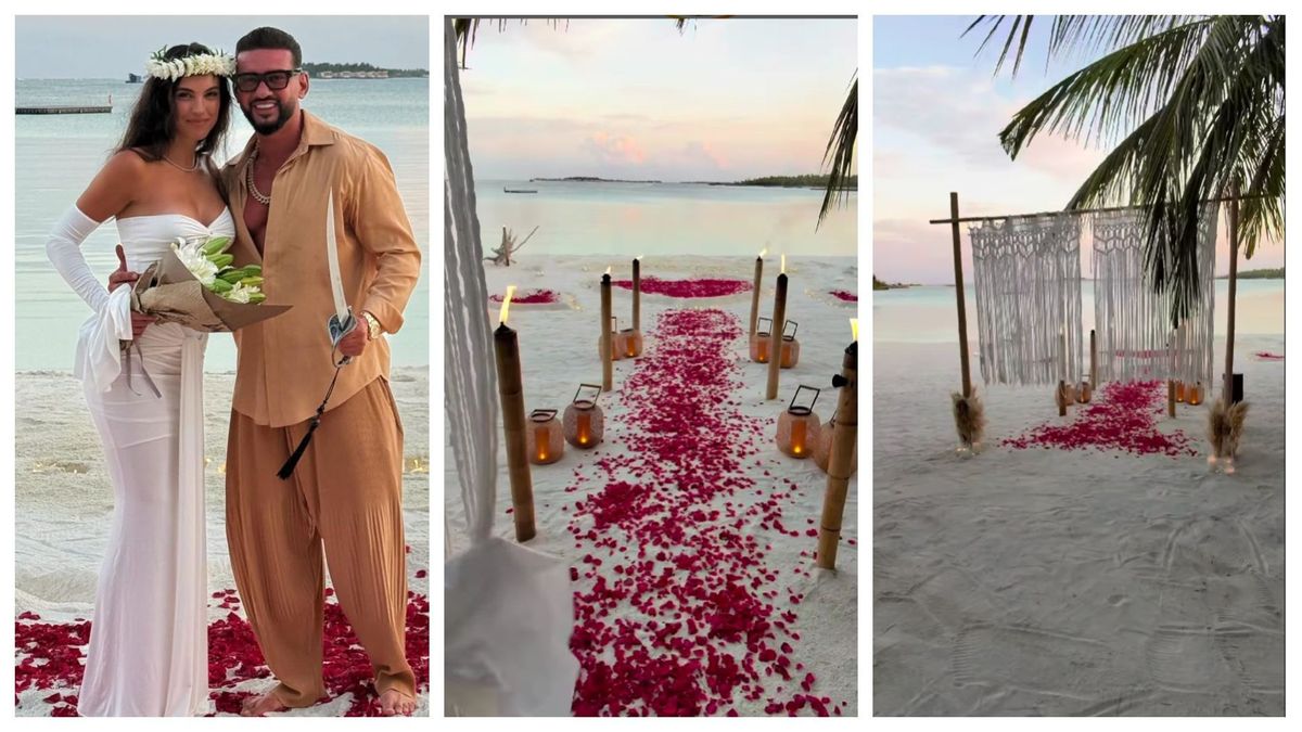 Dorian Popa și Andreea s-au căsătorit 