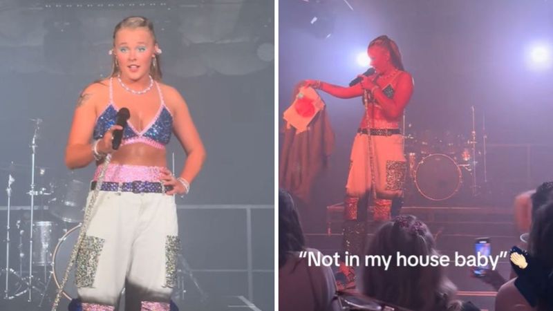Scandal la concertul lui JOJO SIWA! Doi fani, dați afară pentru un hanorac considerat ofensator: &bdquo;Nu &icirc;n casa mea, baby!&rdquo;