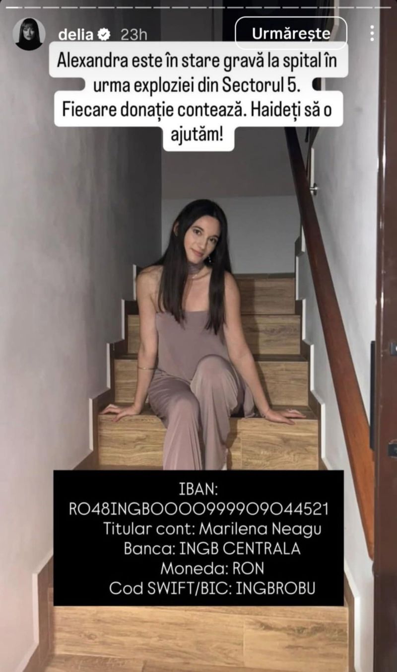 delia mesaj victime explozie bloc Rahova