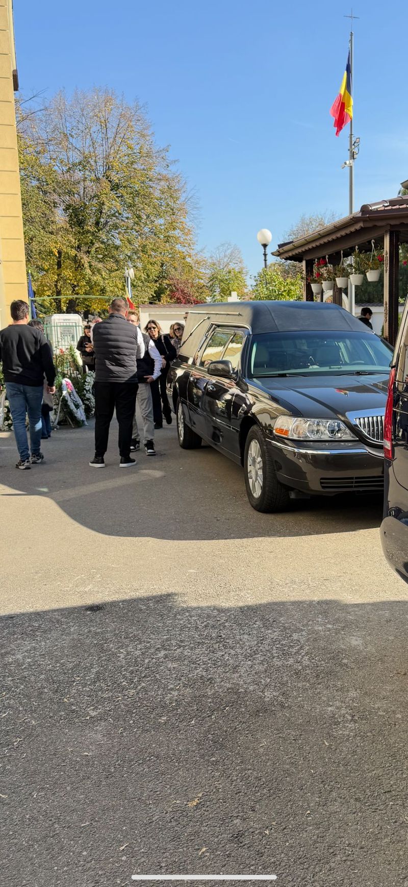 Primele imagini de la funeraliile Ștefaniei Szabo 