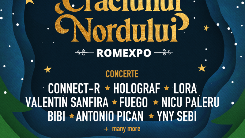 Se deschide cel mai mare t&acirc;rg de Crăciun de la Romexpo. &Icirc;ncep&acirc;nd cu 28 noiembrie, Intrare GRATIS, concerte LIVE, m&acirc;ncare bună și distracție NON-STOP la București