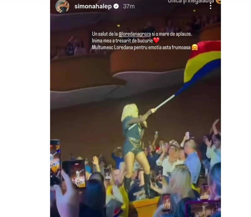 Mesajul scris de Simona Halep