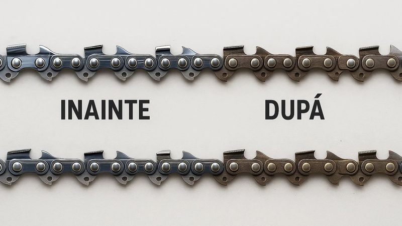 (P) Lanțul de drujbă, &icirc;nainte și după fiecare utilizare. Ce trebuie să faci?