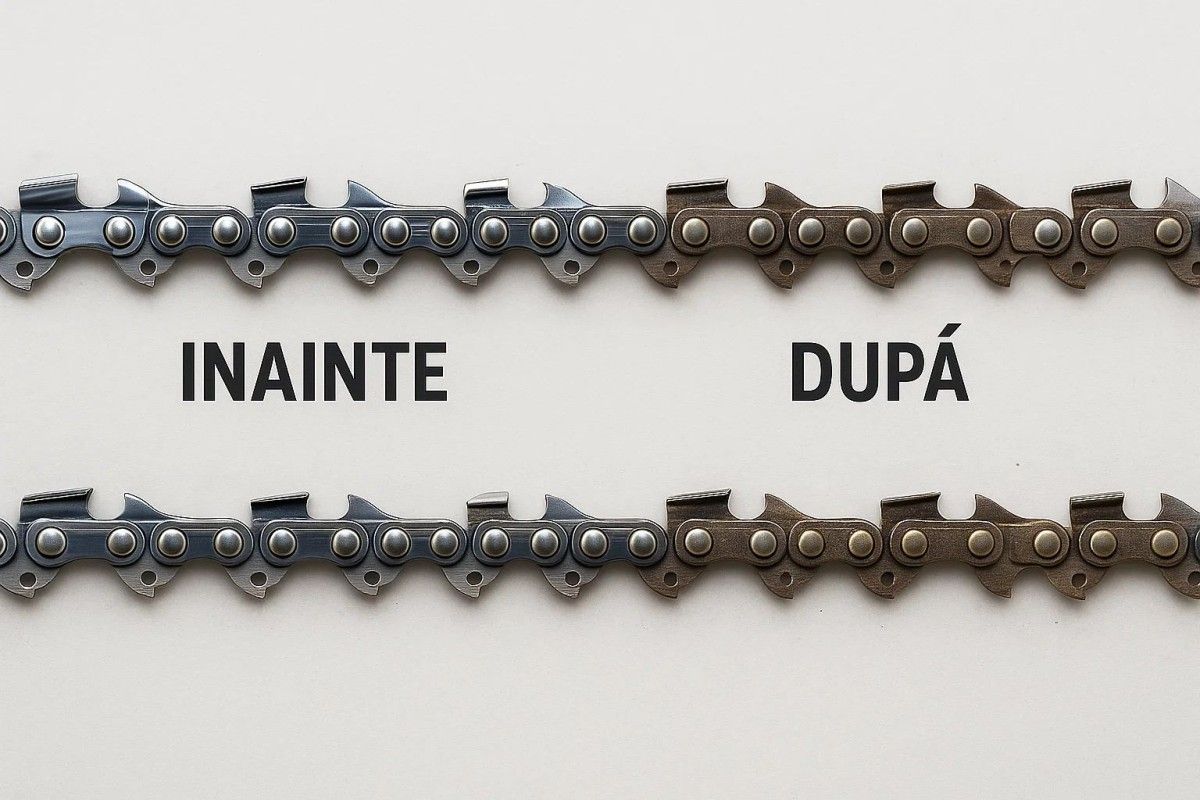 (P) Lanțul de drujbă, &icirc;nainte și după fiecare utilizare. Ce trebuie să faci?