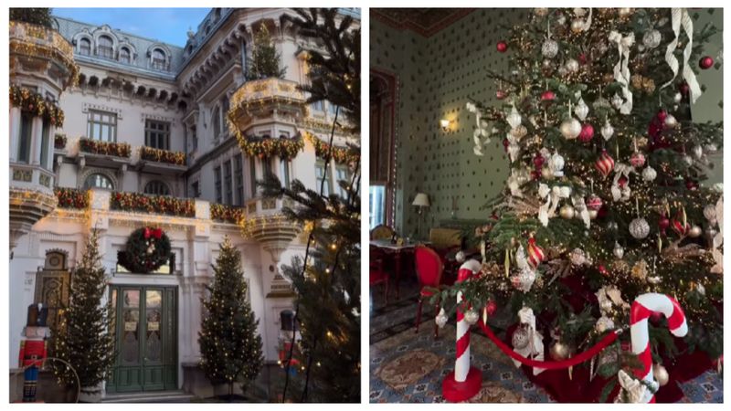 Cofetăria Minerva, decorată pentru sărbători 