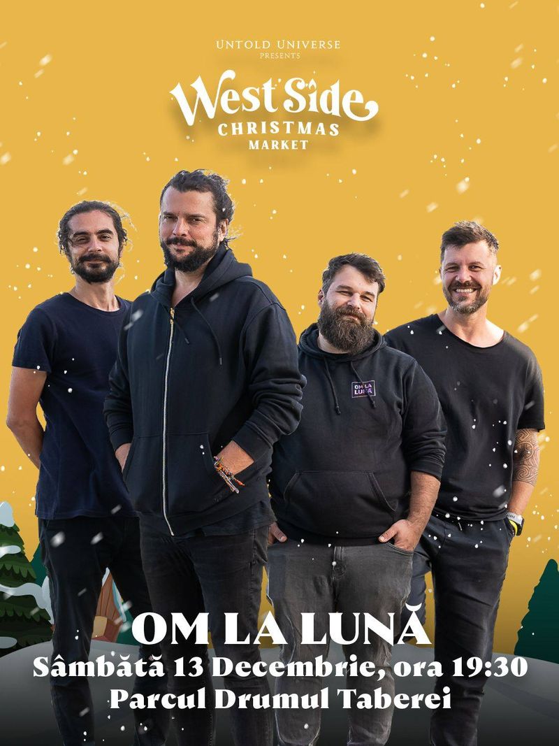 Vezi ce concerte vor avea loc la West Side Christmas Market în weekend 