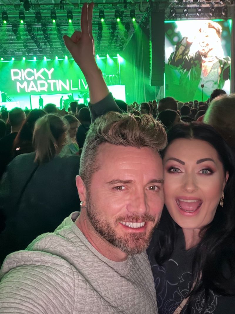 Ce i s-a întâmplat Gabrielei Cristea după ce a fost la concertul lui Ricky Martin