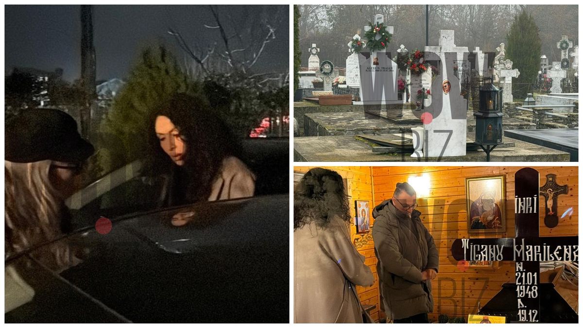 Primele imagini de la priveghiul mamei Mihaelei Rădulescu, Marilena Țiganu