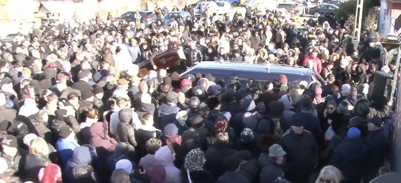 Imagini de la înmormântarea lui Ion Drăgan. Artistul a murit la 54 de ani 