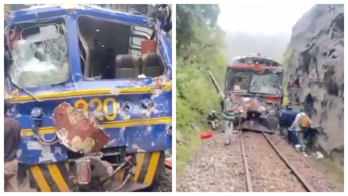 Două trenuri pline cu pasageri s-au ciocnit &icirc;n Peru 