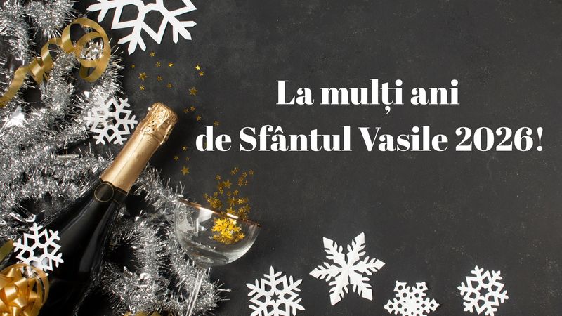 MESAJE DE SF. VASILE 2026. Idei de urări și felicitări pentru sărbătoriții zilei: &bdquo;Sf&acirc;ntul Vasile să &icirc;ți binecuv&acirc;nteze casa, familia și tot ce vei face anul acesta! Să ai sănătate deplină, g&acirc;nduri senine și sufletul plin de bucurie! La mulți ani!&rdquo;