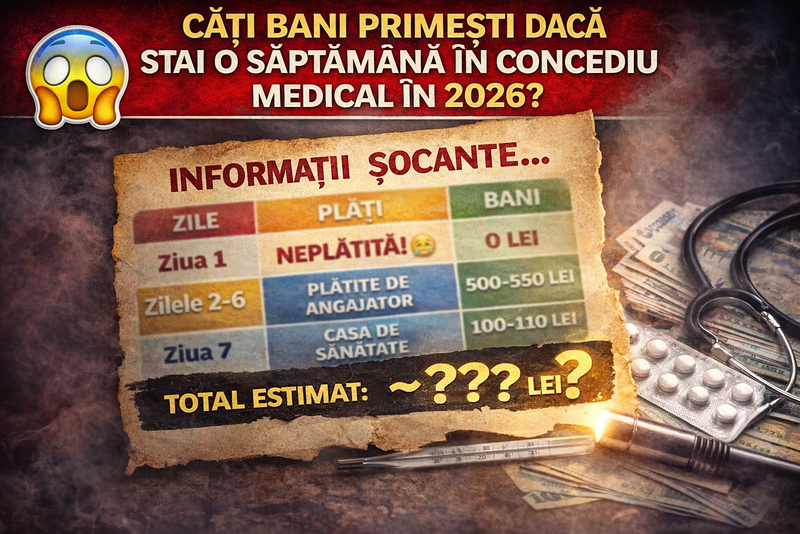 concediul medical 2026