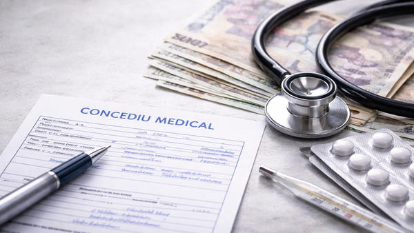 C&acirc;t bani pierzi dacă stai o săptăm&acirc;nă &icirc;n concediu medical &icirc;n 2026