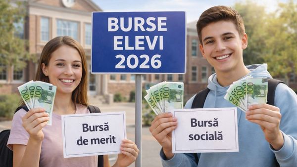 Burse pentru elevi și studenți &icirc;n 2026. Ce valoare au acestea și &icirc;n ce condiții se acordă? Cele sociale pentru studenți au fost suplimentate cu 60 de milioane de euro