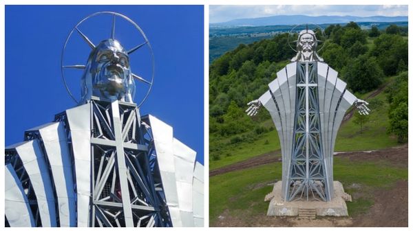 Tot ce trebuie să știi despre Inima lui Iisus, statuia devenită punct de referință spiritual și turistic &icirc;n HARGHITA. Care este povestea din spatele construcției impunătoare de aproape 22 de metri?