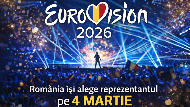 Rom&acirc;nia &icirc;și alege reprezentantul la Eurovision 2026 pe 4 martie. Tot ce trebuie să știi despre Selecția Națională