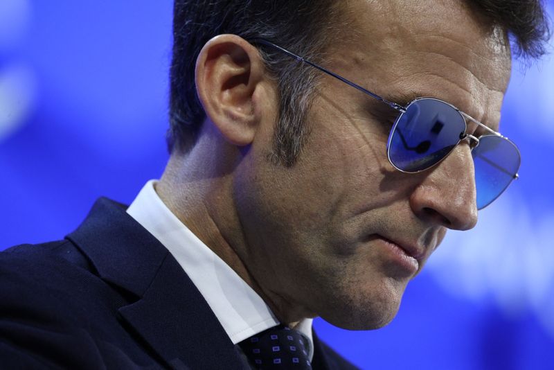 Emmanuel Macron, la Davos 
