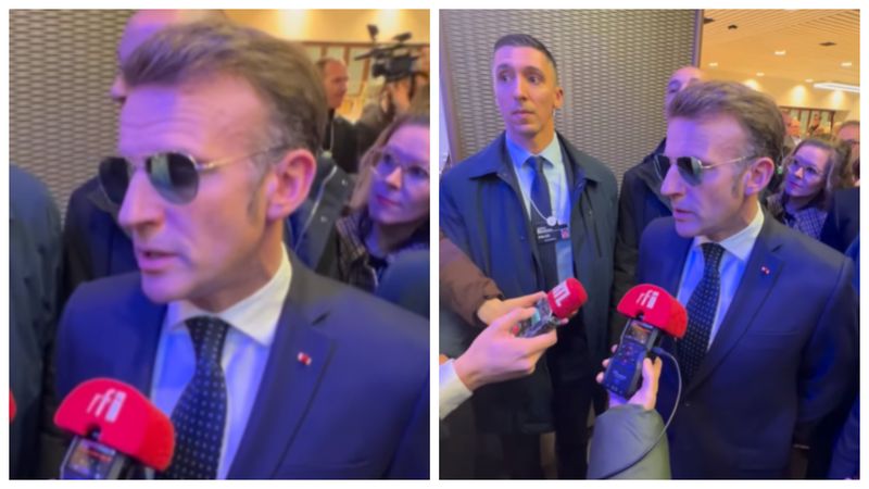 Emmanuel Macron, apariție neașteptată la Davos 
